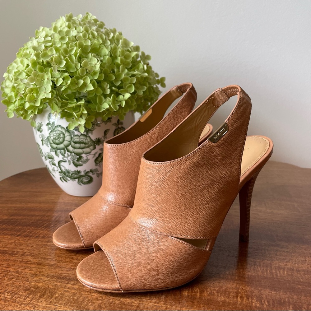 Coach Lexia sandal, tan, 7